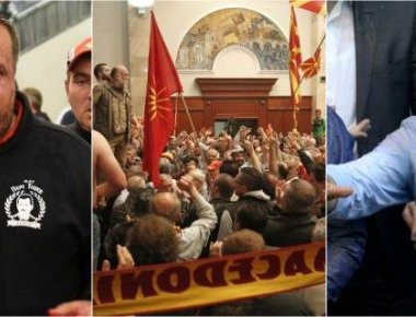 Σκόπια: Πολιορκείται το Κοινοβούλιο - Συνάντηση του Τ.Τζαφέρι με τον Αλβανό μακελάρη του ISIS (φωτό, βίντεο)